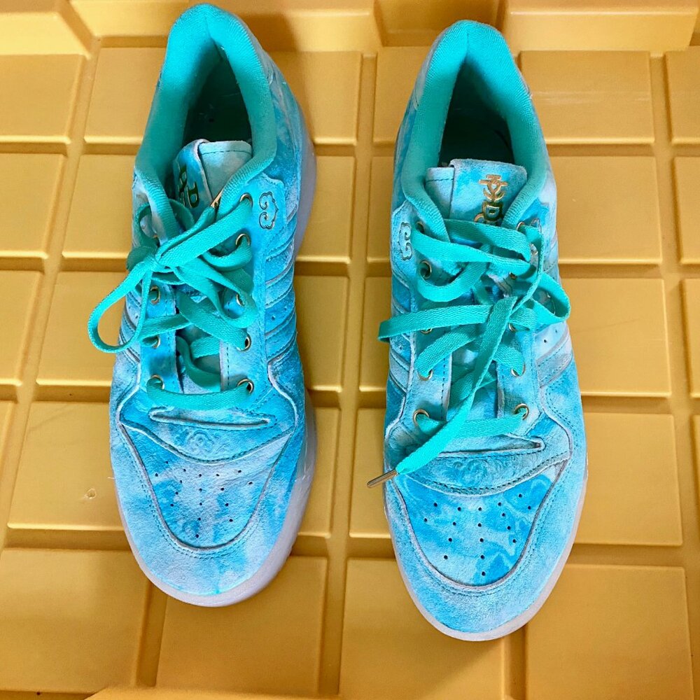 Adidas Rivalry Low "Hi Res Green" Special Edition Suede Sneakers Shoes M…